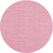 Sideview of Contemporary Dark Hot Pink Modern Rug, con1884