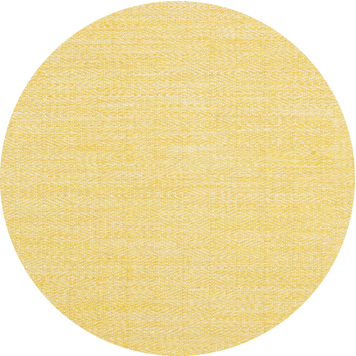 Square Machine Washable Contemporary Mustard Yellow Rug, wshcon1885