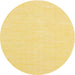 Square Machine Washable Contemporary Mustard Yellow Rug, wshcon1885