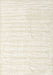 Contemporary Blanched Almond Beige Solid Rug, con1892