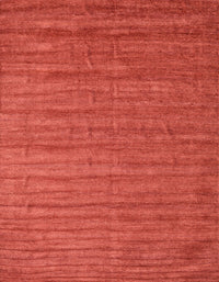 Machine Washable Contemporary Neon Red Rug, wshcon1893