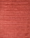 Machine Washable Contemporary Neon Red Rug, wshcon1893