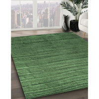 Contemporary Shamrock Green Modern Rug, con1896