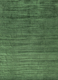 Machine Washable Contemporary Shamrock Green Rug, wshcon1896