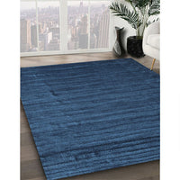 Contemporary Blue Modern Rug, con1897