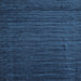 Sideview of Machine Washable Contemporary Lapis Blue Rug, wshcon1897