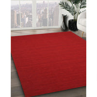 Contemporary Red Modern Rug, con189