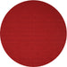 Sideview of Contemporary Red Modern Rug, con189