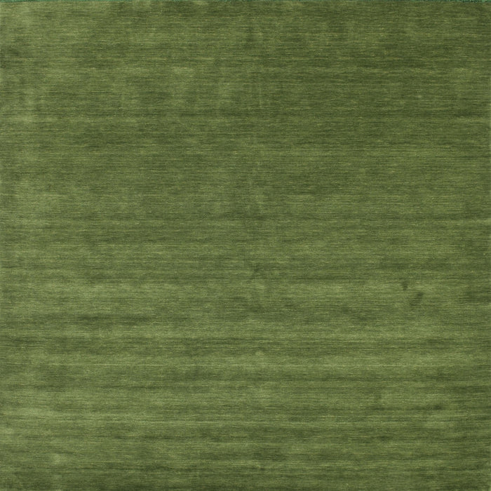 Square Contemporary Seaweed Green Modern Rug, con18