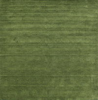 Machine Washable Contemporary Seaweed Green Rug, wshcon18