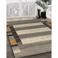 Contemporary Camel Brown Modern Rug, con1900