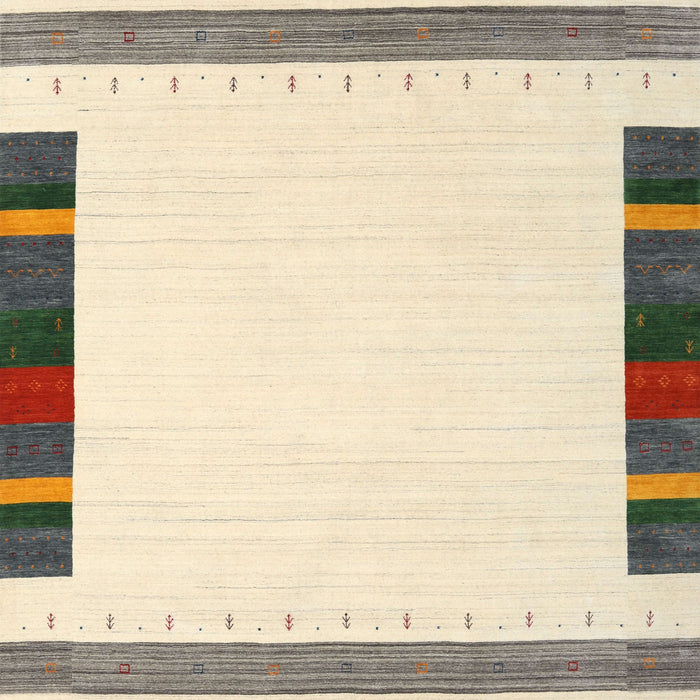 Machine Washable Contemporary Gold Rug, wshcon1901