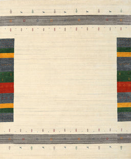 Contemporary Golden Blonde Gold Solid Rug, con1901