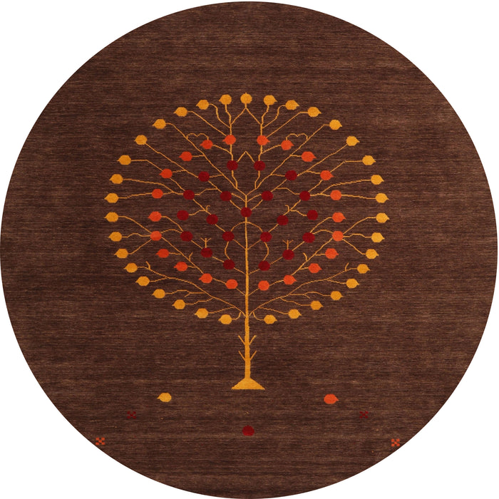 Square Machine Washable Contemporary Red Rug, wshcon1902