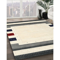 Contemporary Army Brown Solid Rug, con1907