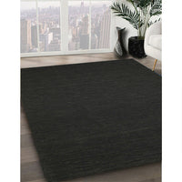 Contemporary Mid Gray Modern Rug, con190