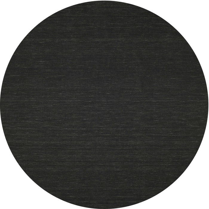 Square Machine Washable Contemporary Midnight Gray Rug, wshcon190
