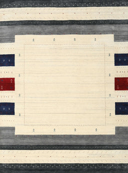 Contemporary Golden Blonde Gold Solid Rug, con1911
