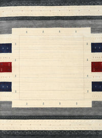 Machine Washable Contemporary Gold Rug, wshcon1911