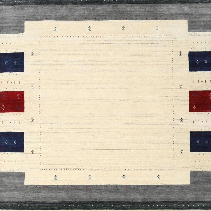 Machine Washable Contemporary Gold Rug, wshcon1911