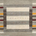 Sideview of Machine Washable Contemporary Army Brown Rug, wshcon1913