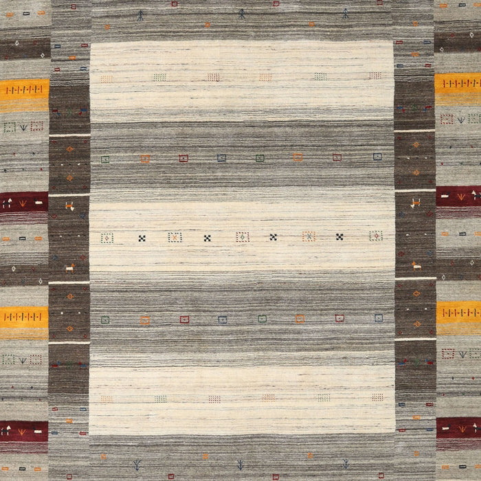 Machine Washable Contemporary Army Brown Rug, wshcon1913