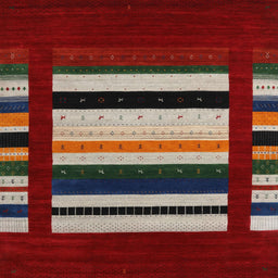 Sideview of Machine Washable Contemporary Army Brown Rug, wshcon1915