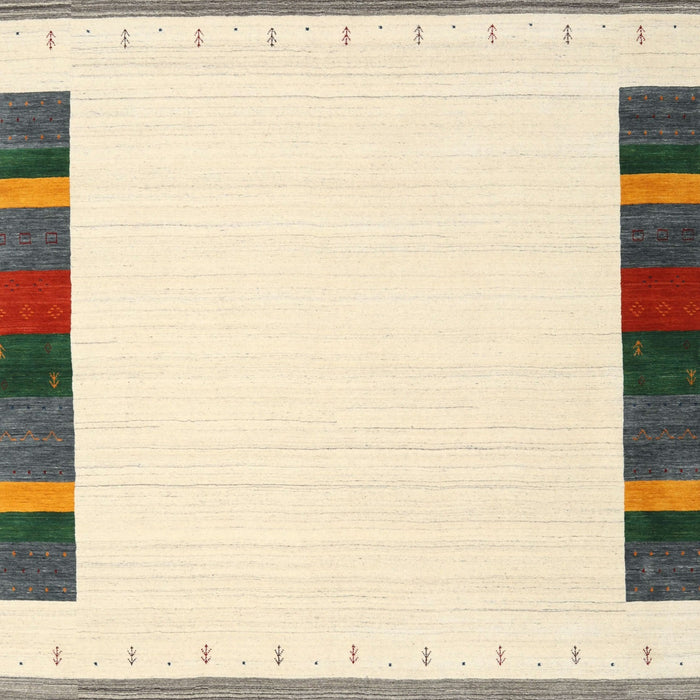 Machine Washable Contemporary Light French Beige Brown Rug, wshcon1916