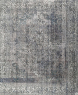 Contemporary Dark Gray Modern Rug, con1917