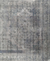 Machine Washable Contemporary Dark Gray Rug, wshcon1917