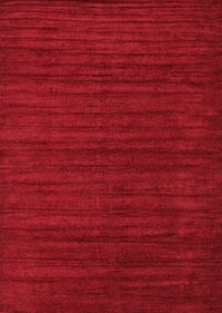 Machine Washable Contemporary Red Rug, wshcon1921