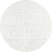 Square Machine Washable Contemporary Pearl White Beige Rug, wshcon1922