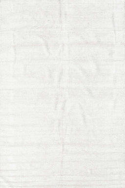 Contemporary Pearl White Beige Solid Rug, con1922