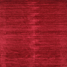 Square Contemporary Red Modern Rug, con1923