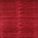 Square Contemporary Red Modern Rug, con1923