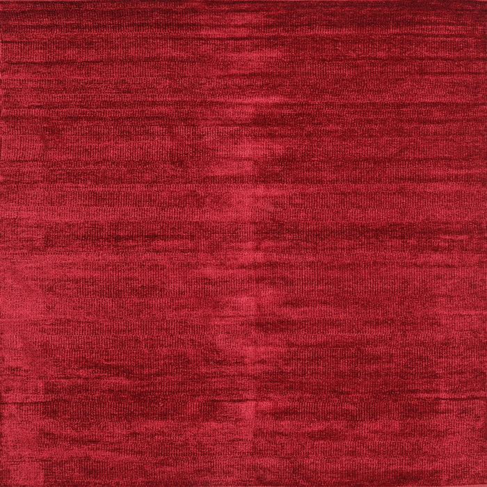 Sideview of Machine Washable Contemporary Red Rug, wshcon1923