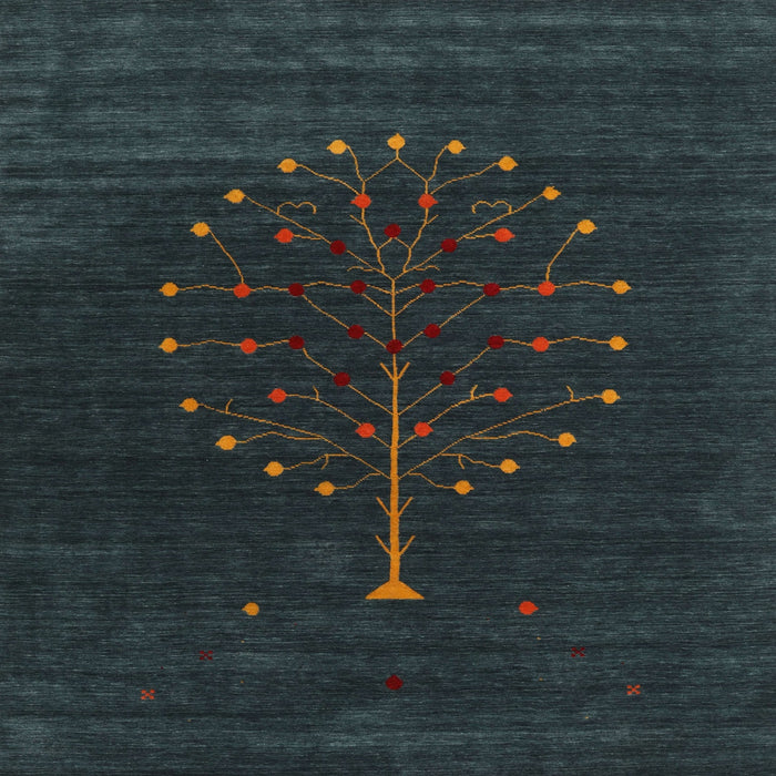 Sideview of Machine Washable Contemporary Dark Slate Gray Green Rug, wshcon1926