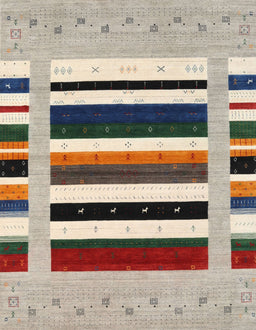 Contemporary Brown Modern Rug, con1927