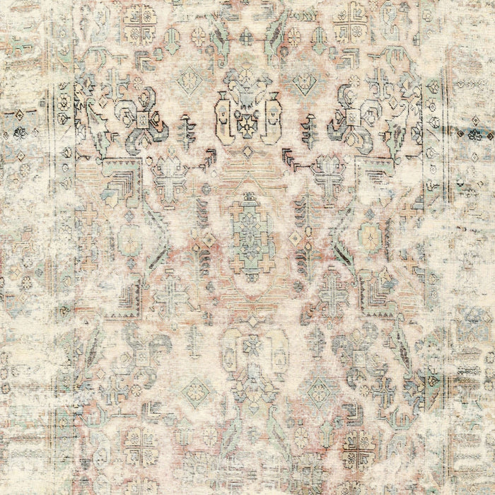 Machine Washable Contemporary Light French Beige Brown Rug, wshcon1932