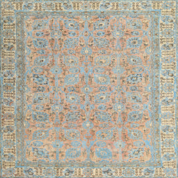 Sideview of Machine Washable Contemporary Brown Rug, wshcon1936