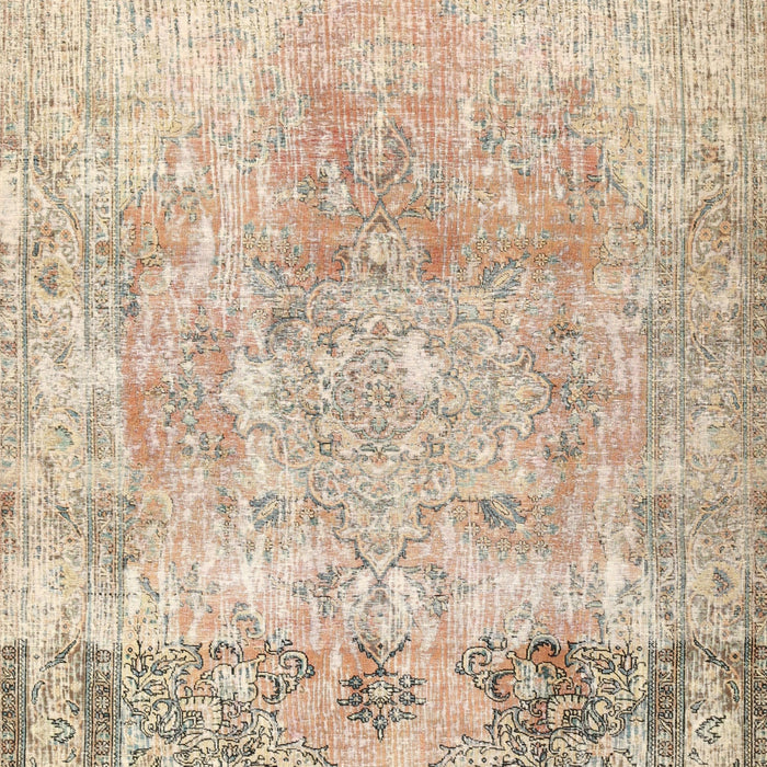 Machine Washable Contemporary Deep Peach Orange Rug, wshcon1938