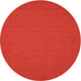 Sideview of Contemporary Red Modern Rug, con193