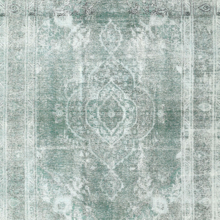 Machine Washable Contemporary Platinum Silver Gray Rug, wshcon1941