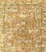 Contemporary Chrome Gold Yellow Modern Rug, con1942