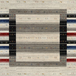 Sideview of Machine Washable Contemporary Desert Sand Beige Rug, wshcon1944