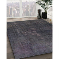 Contemporary Carbon Gray Modern Rug, con1948