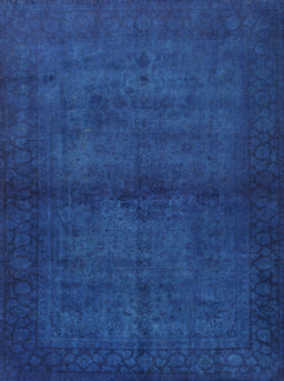 Contemporary Blue Modern Rug, con1951