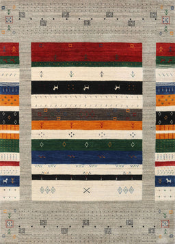 Machine Washable Contemporary Brown Rug, wshcon1953