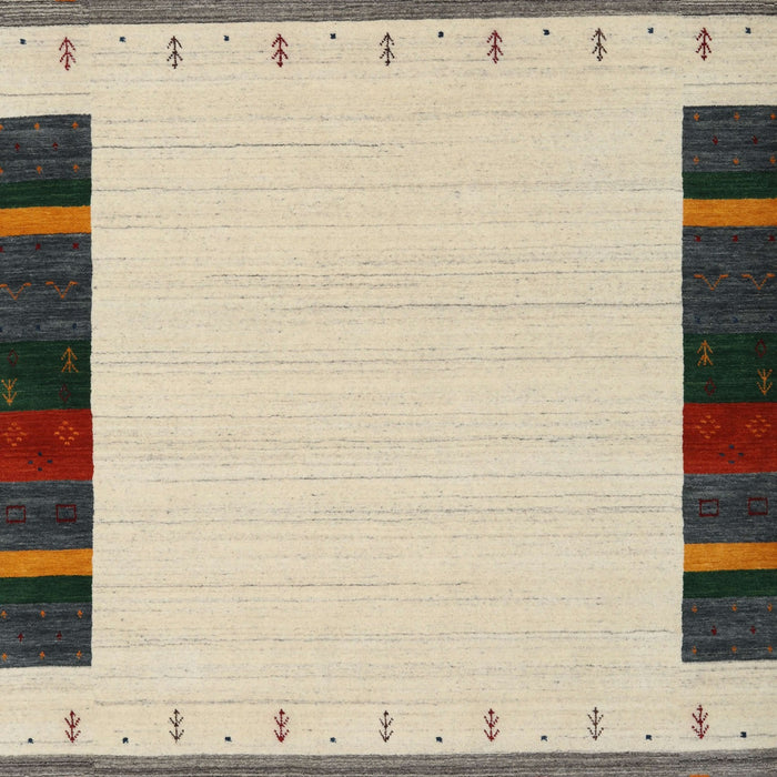 Contemporary Khaki Green Modern Rug, con1954