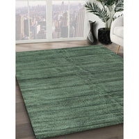 Contemporary Green Modern Rug, con1957